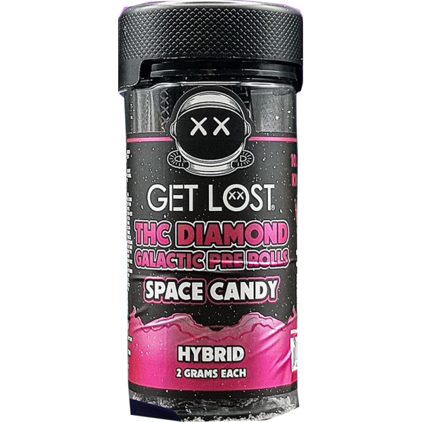 GET LOST 2G THC DIAMOND PREROLLS 10ct