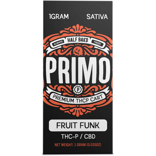 Half Bak'd PRIMO - THCP/CBD - 1G CARTRIDGE - 5CT - Image 4