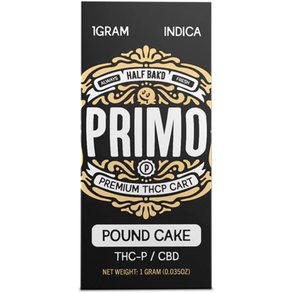Half Bak'd PRIMO - THCP/CBD - 1G CARTRIDGE - 5CT - Image 3