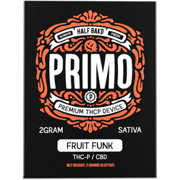 Half Bak'd PRIMO - THCP/CBD - 2G DISPOSABLE - 5CT DISPLAY - Image 4