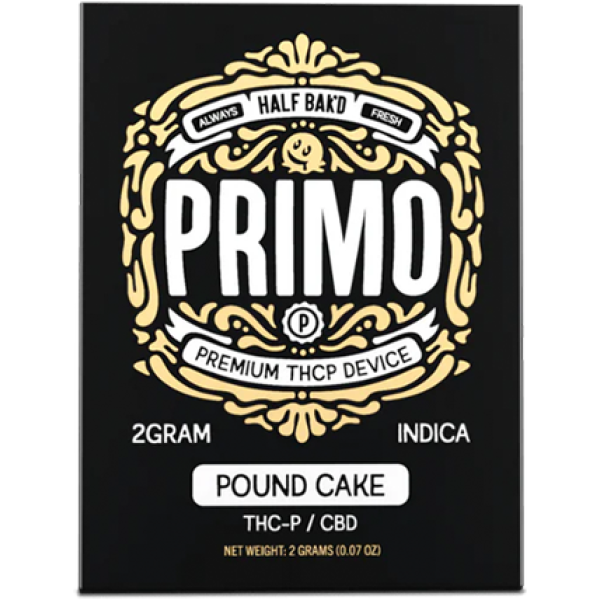 Half Bak'd PRIMO - THCP/CBD - 2G DISPOSABLE - 5CT DISPLAY - Image 2